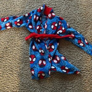 Kids Marvel Red and Blue Spider-Man Robe